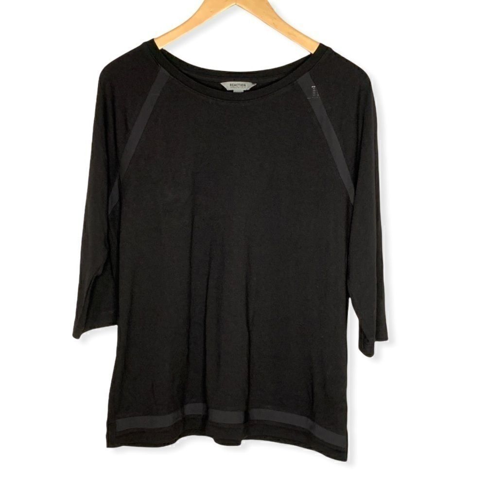 Kenneth cole reaction mesh inlay top